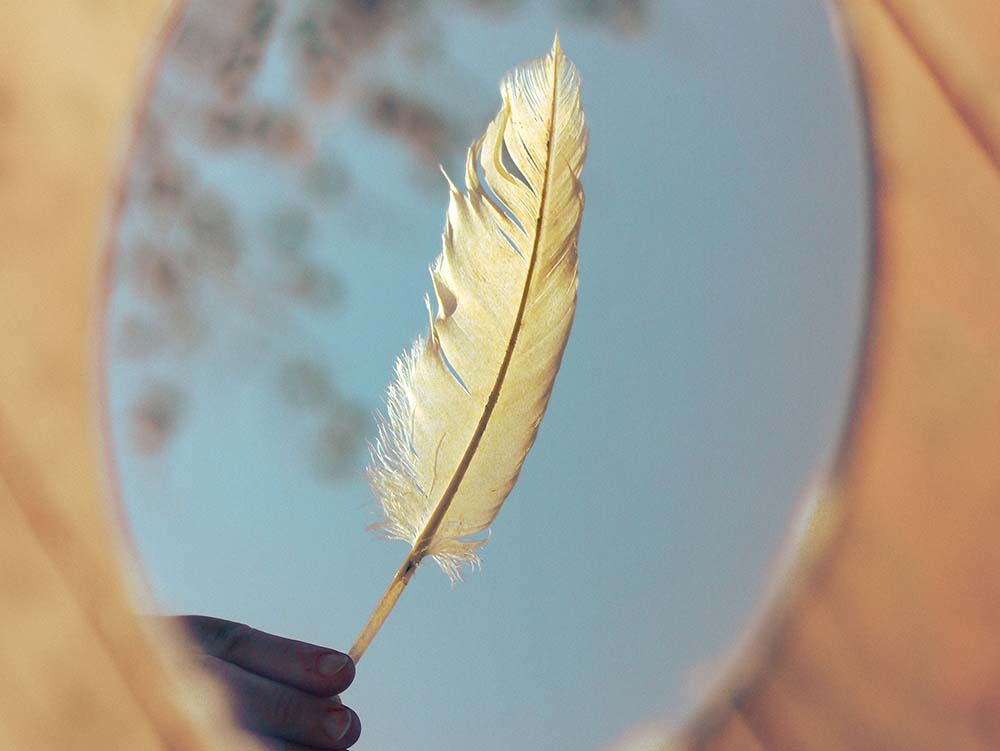 The Mirror Points Inward